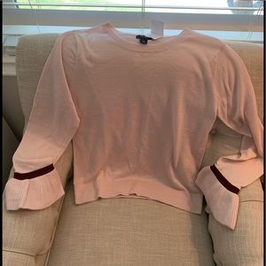 Halogen bell-sleeve sweater